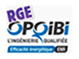 RGE OPQIBI | Certification Ingénierie Qualifiée Énergétique Logo RGE OPQIBI L'Ingénierie Qualifiée. Certification d'efficacité énergétique ENR. Expertise reconnue garant de l'environnement.